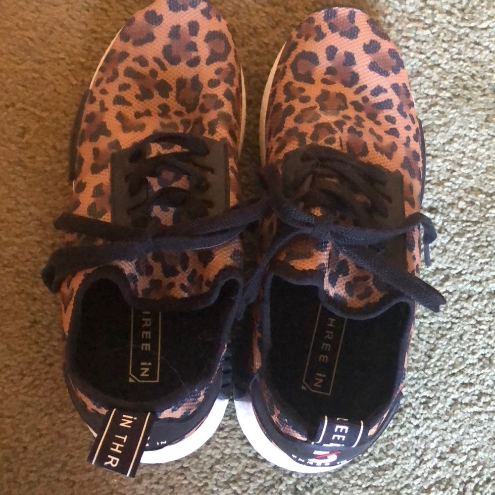Three In sneakers